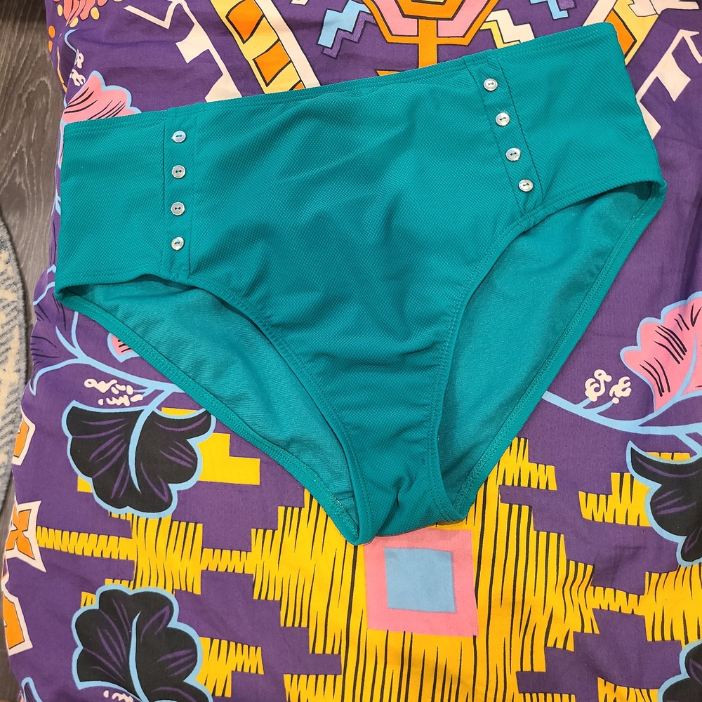 Time and Tru Teal Swimwear